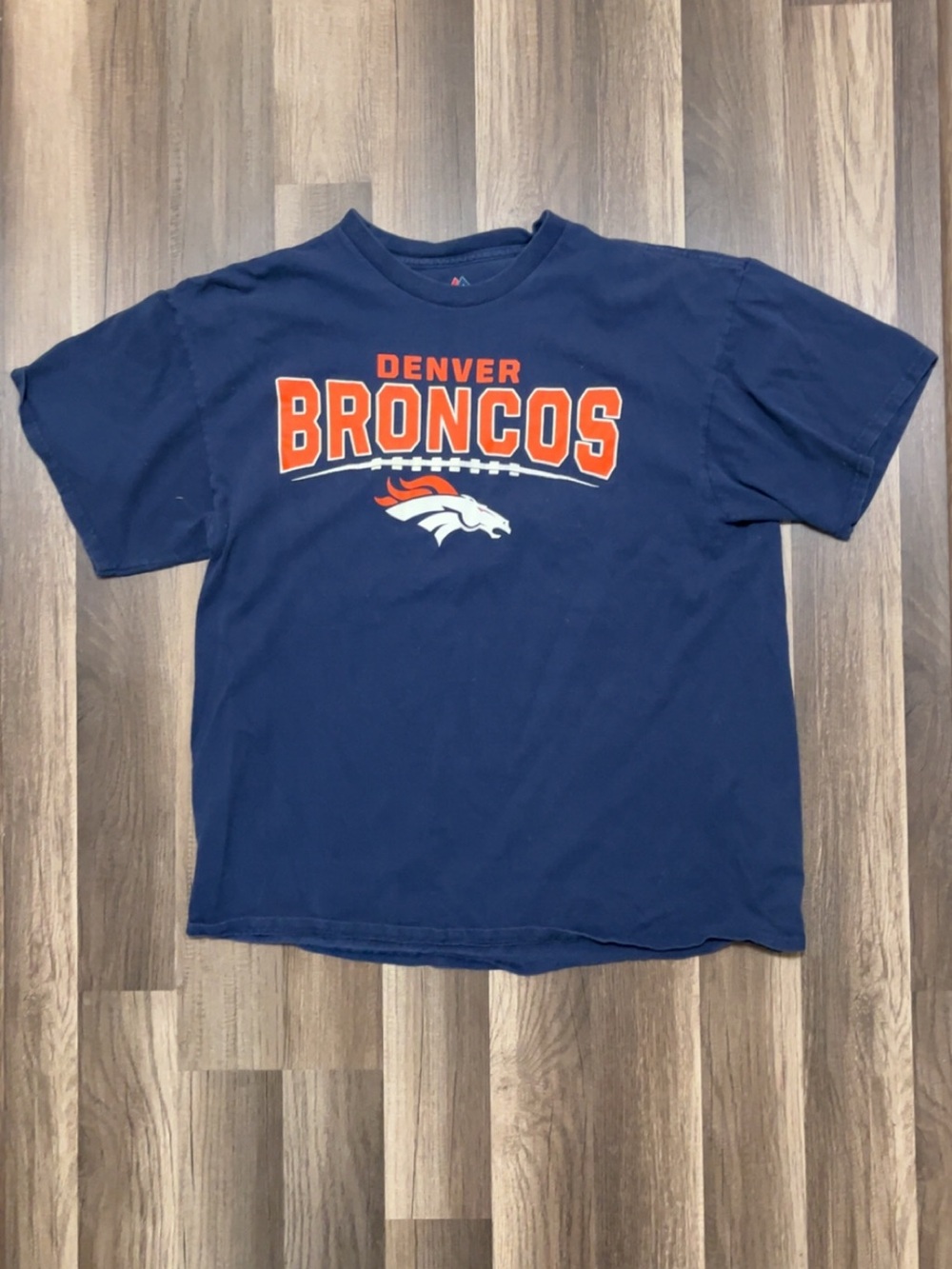 DENVER BRONCOS NFL Football Men’s XL Blue Shirt